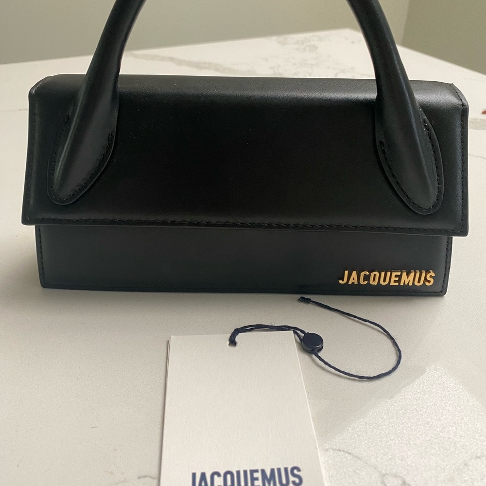 Jacquemus Black Leather Handbag